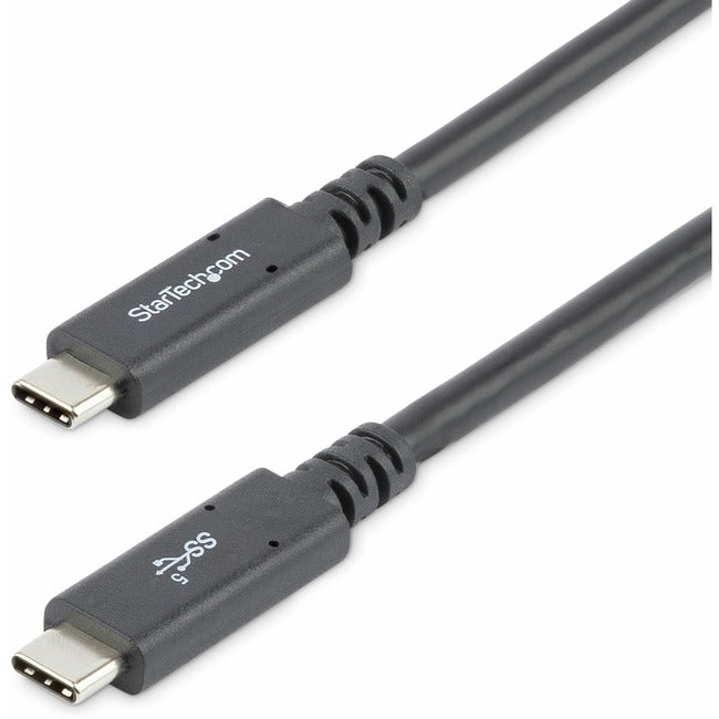 StarTech.com 6 ft (1.8m) USB C to USB C Cable, 5A 100W PD 3.0, Certified Works With Chromebook, USB-IF Certified, M/M, USB 3.0 (5Gbps) StarTech.com 6 ft (1.8m) USB C to USB C Cable, 5A 100W PD 3.0, Certified Works With Chromebook, USB-IF Certified, M/M, USB 3.0 (5Gbps)